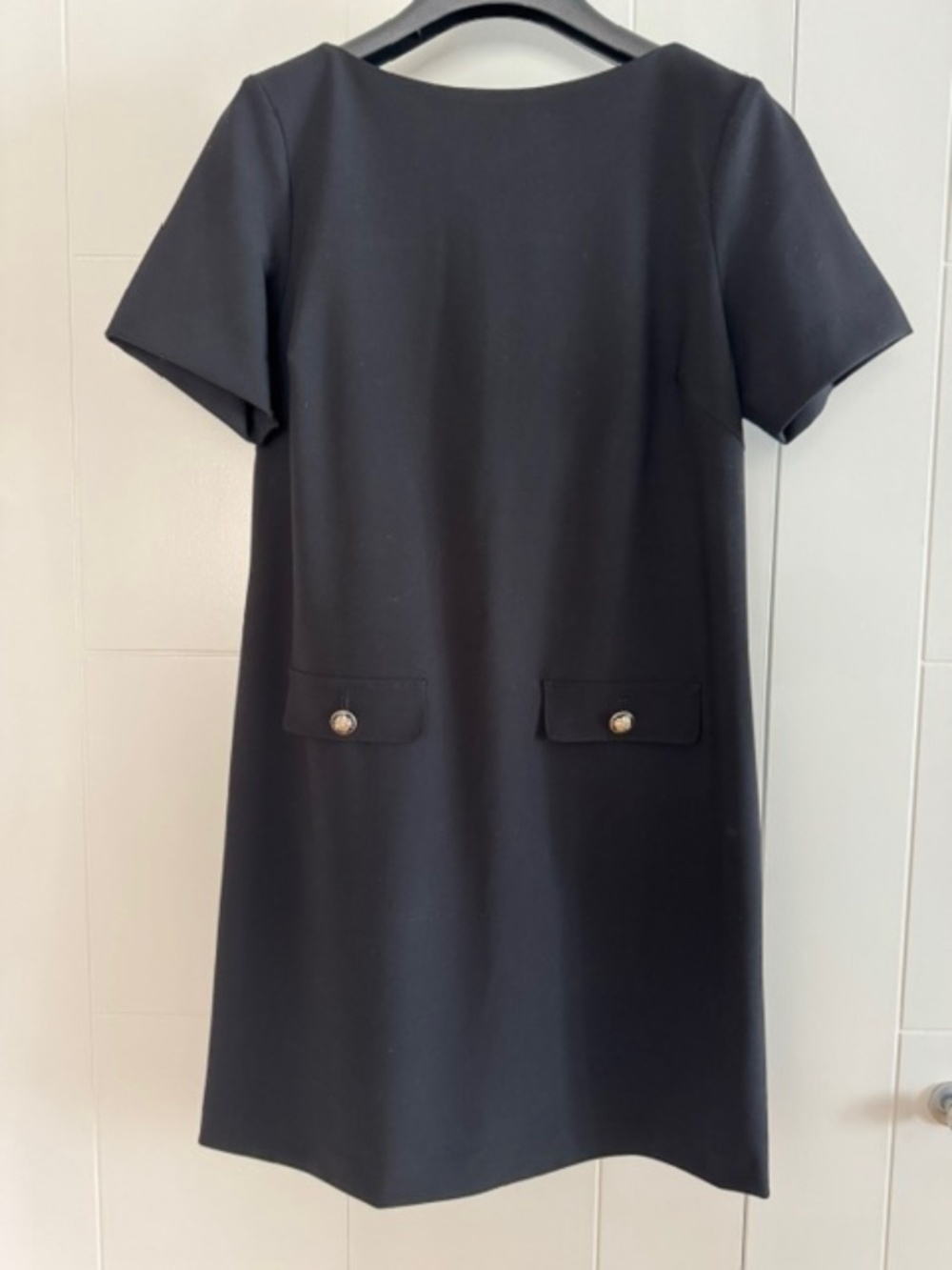 SIMONS - Jewel Buttons Little Black Dress - Size M